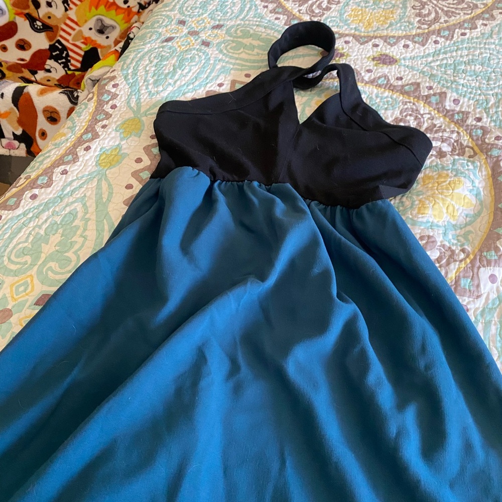 Chelsea28 Black and Multicolor Dress